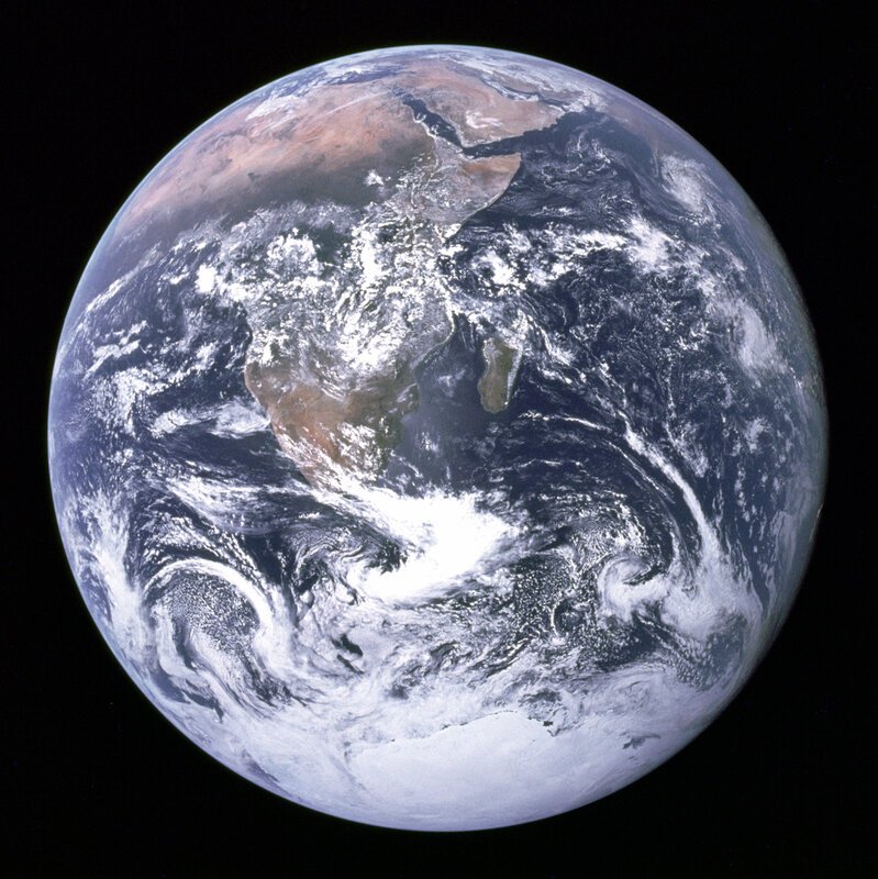 Earth viewed from space